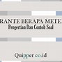 Satu Bahu Sawah Berapa Meter